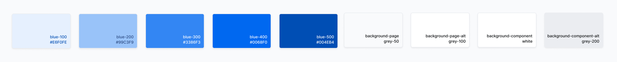 OlySense color tokens and palette, including the dark mode theme
