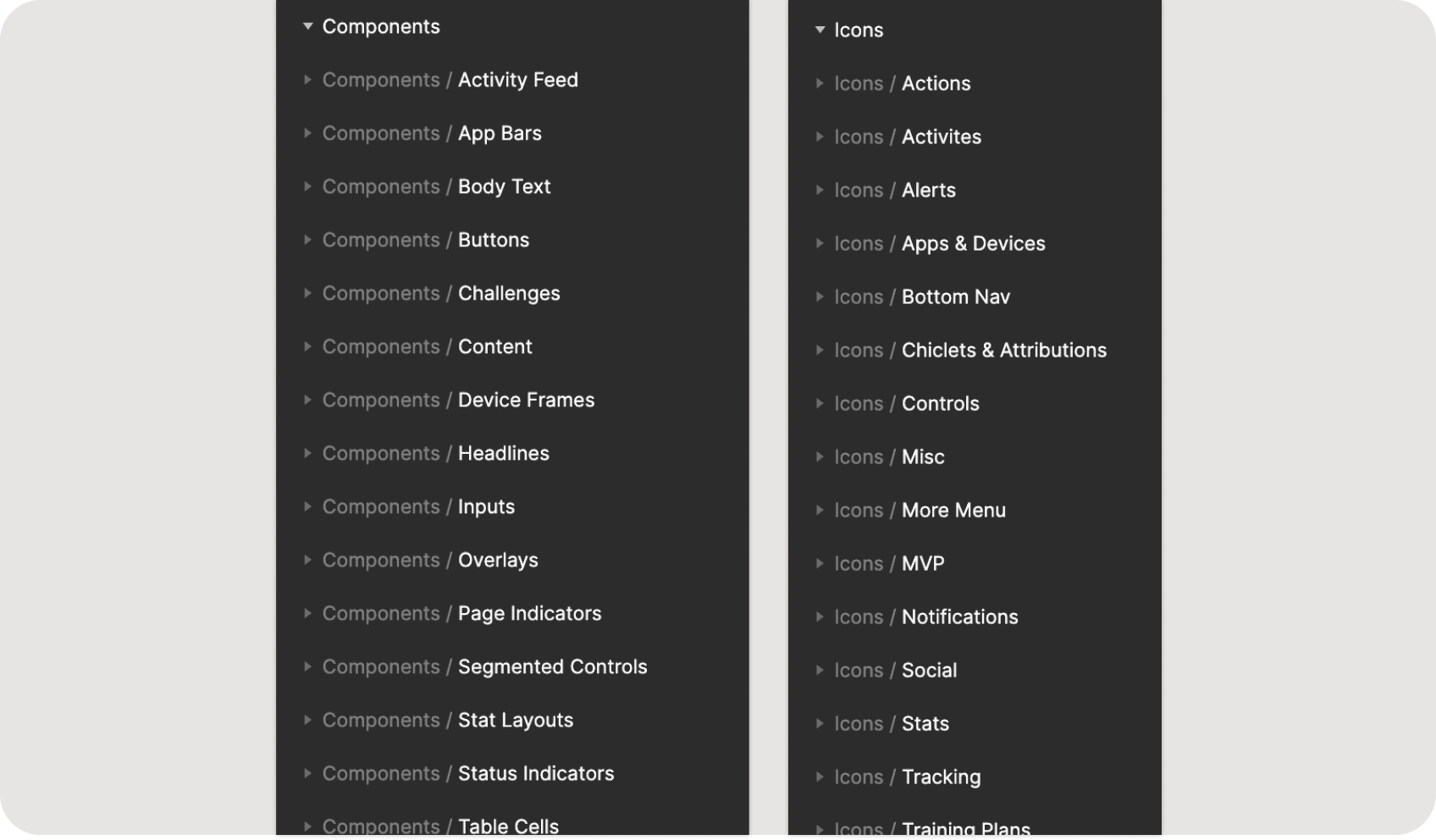 File organization for the design library