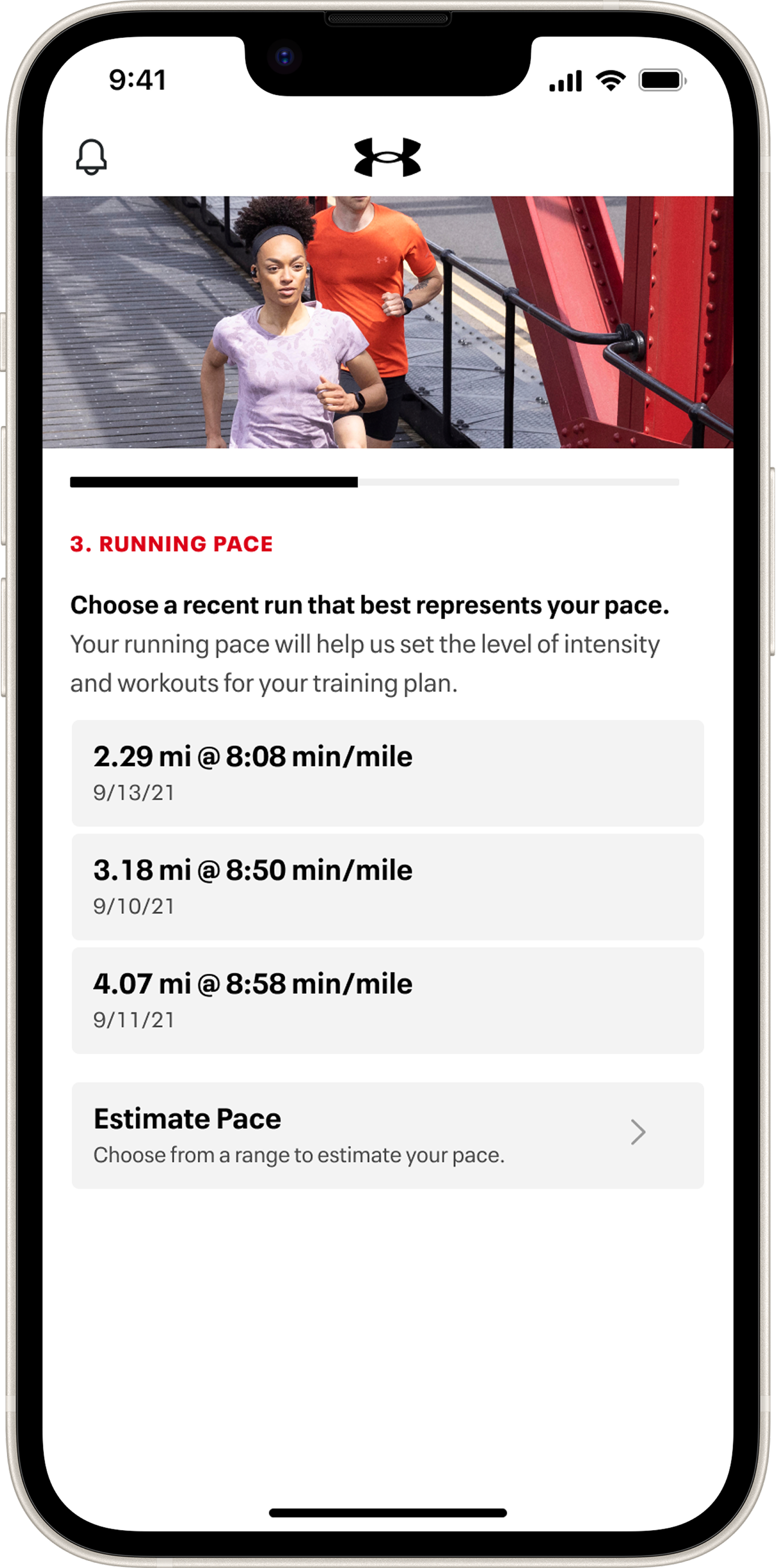 Updated Training Plans feature
